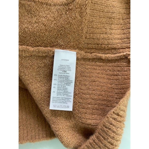 Madewell Allston Double-Button Cardigan Sweater in Colorblock - Picture 7 of 10